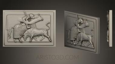High reliefs and bas-reliefs, historical and religious (GRLFH_0304) 3D model for CNC machine
